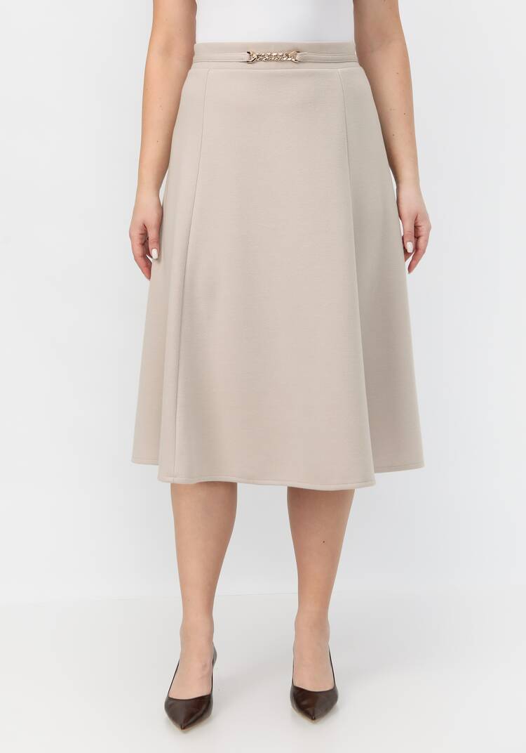 Юбка А-силуэта с защипами шир.  750, рис. 10