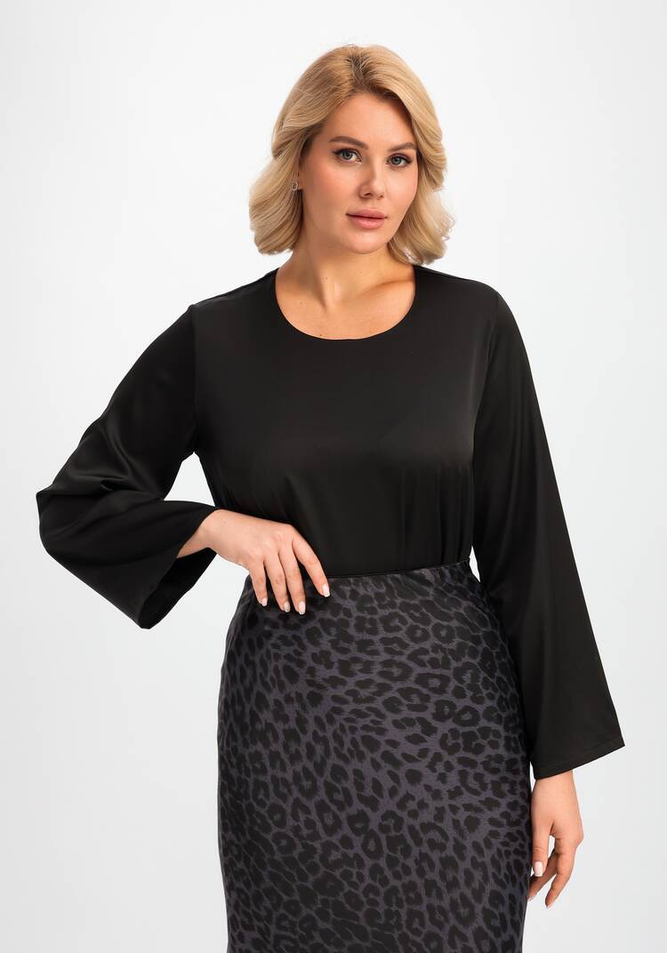 Блуза свободного кроя с шелком шир.  750, рис. 25