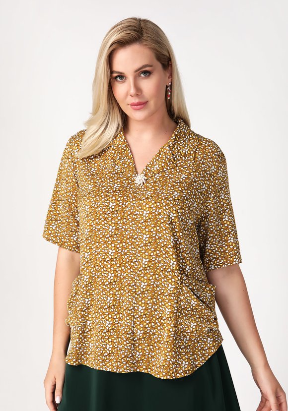 Блуза Прямой взгляд шир.  580, рис. 11