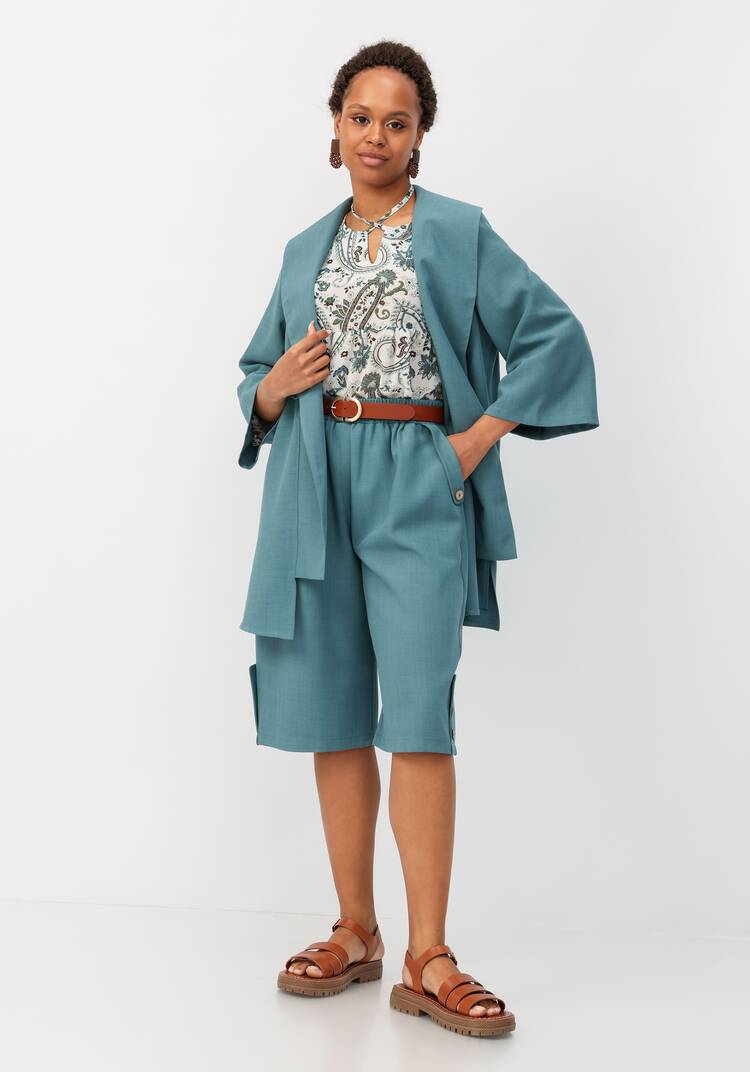 Кардиган с воротником шалька шир.  750, рис. 16