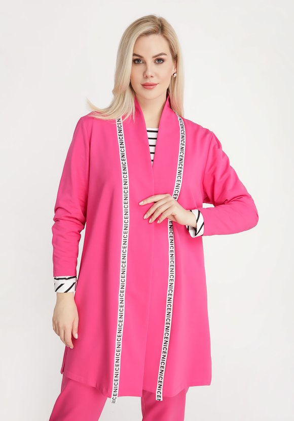 Кардиган с тесьмой шир.  580, рис. 2