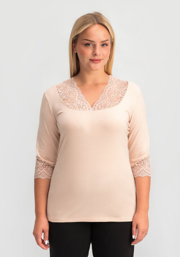 Майка с рукавом 3/4 Леди Кармен шир.  580, рис. 18