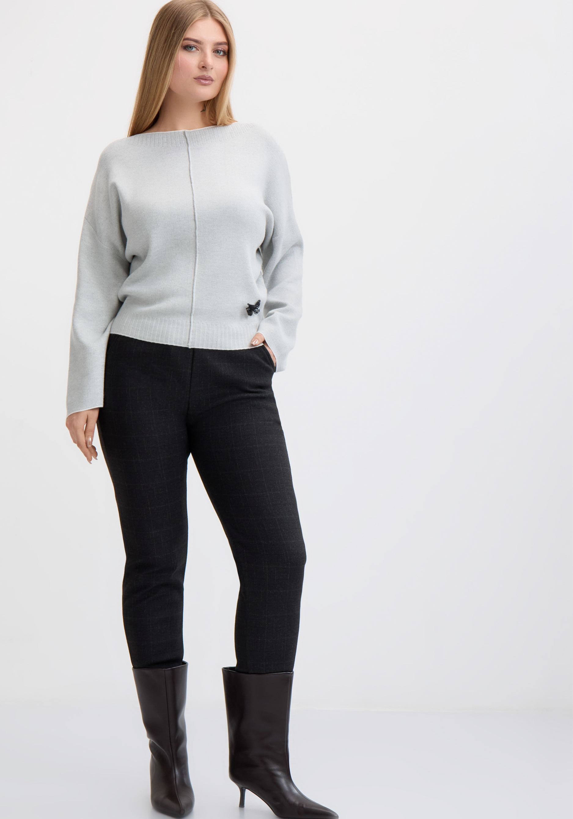 

Брюки утепленные с начесом, Черный