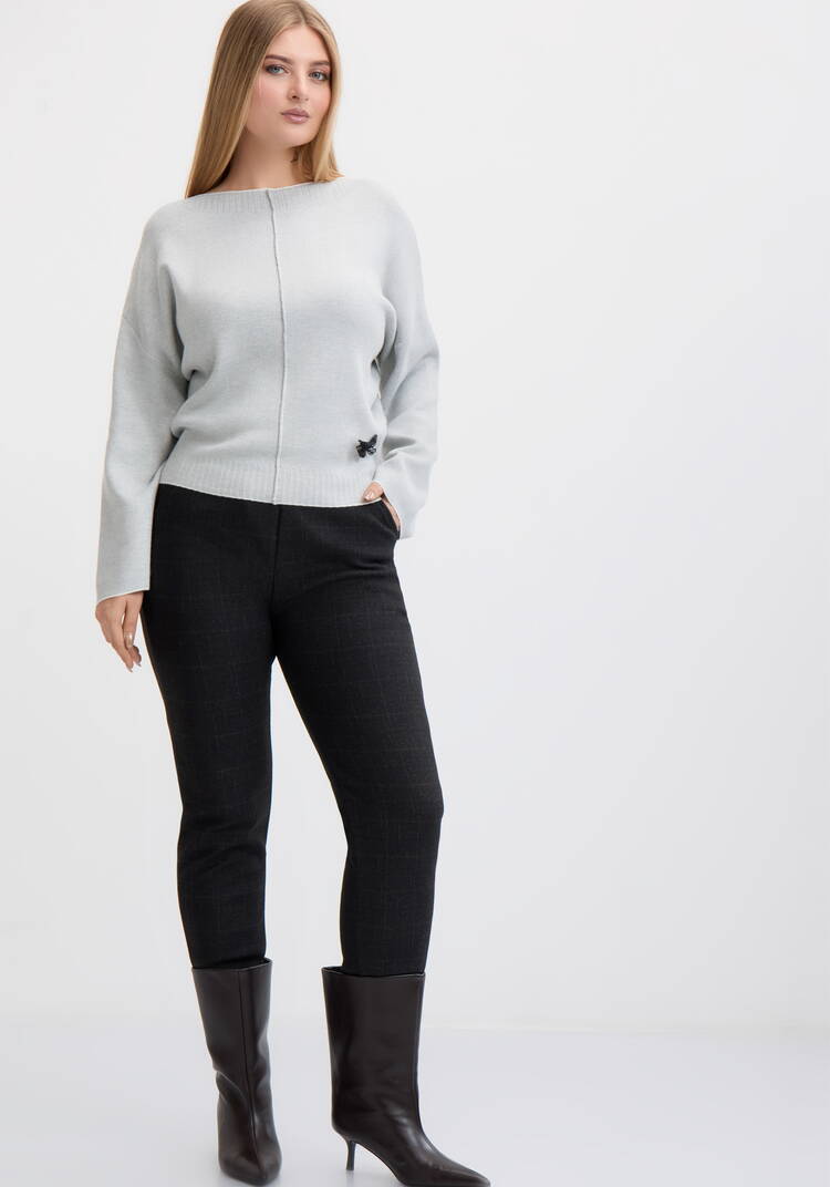 Брюки утепленные с начесом шир.  750, рис. 1