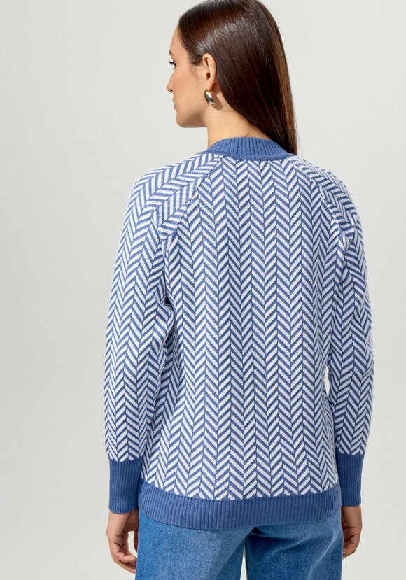 Бомбер женский на молнии с широкими манжетами шир.  580, рис. 10