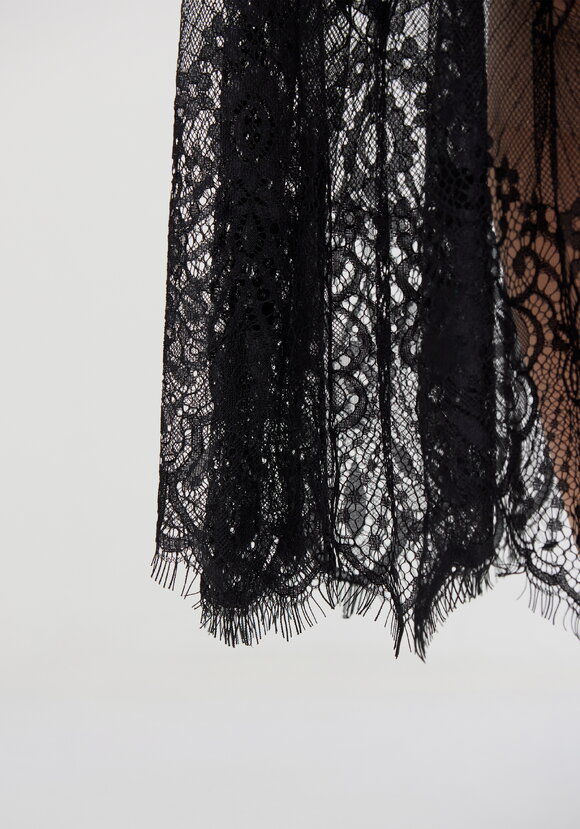 Нижняя юбка с кружевом шир.  580, рис. 7