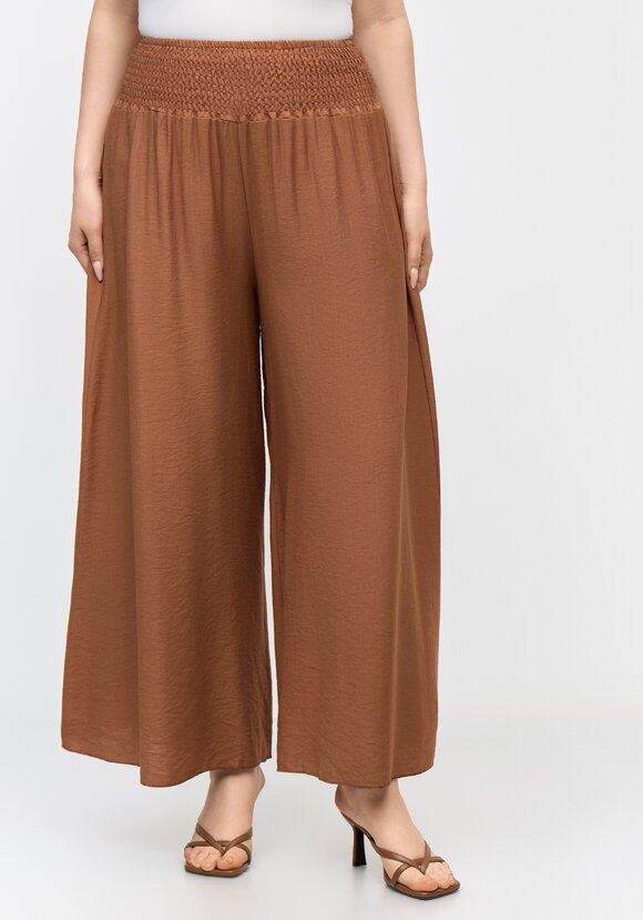 Брюки свободного кроя с широкими штанинами шир.  580, рис. 4