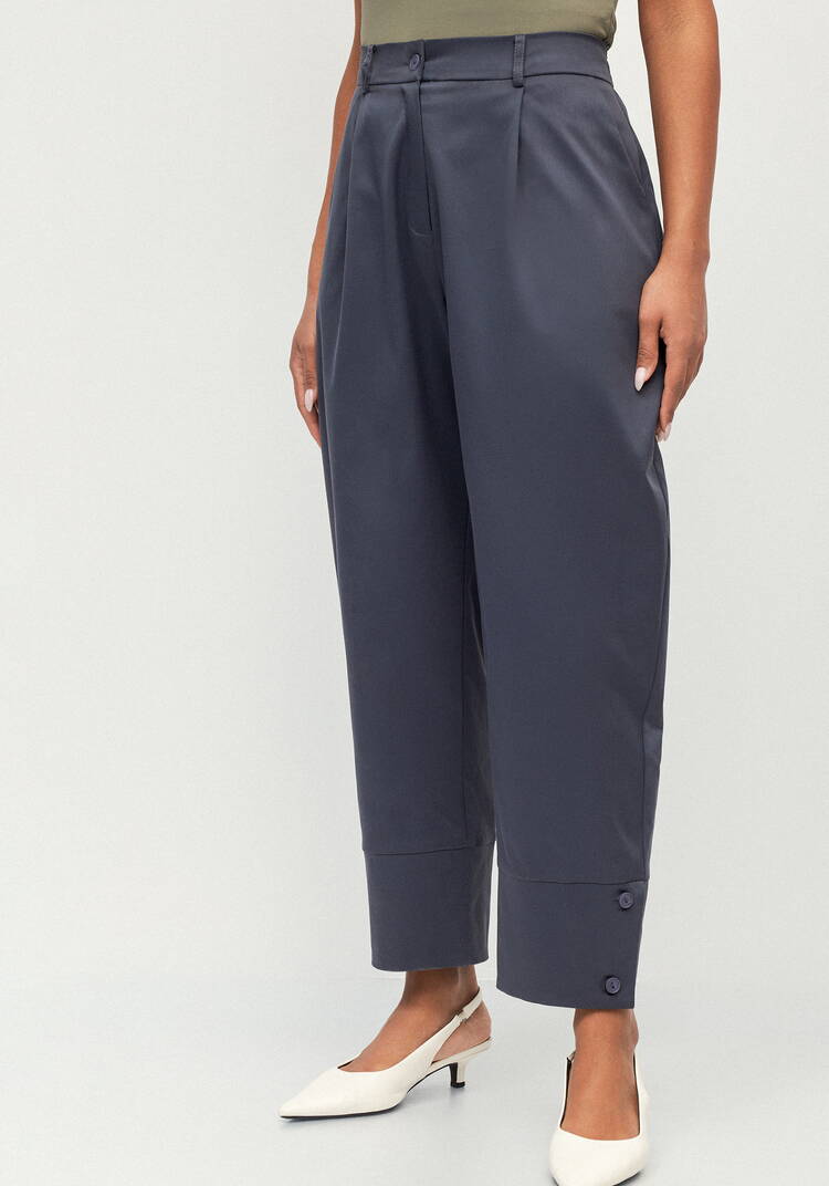 Брюки с пуговицами по низу Кармен шир.  750, рис. 4