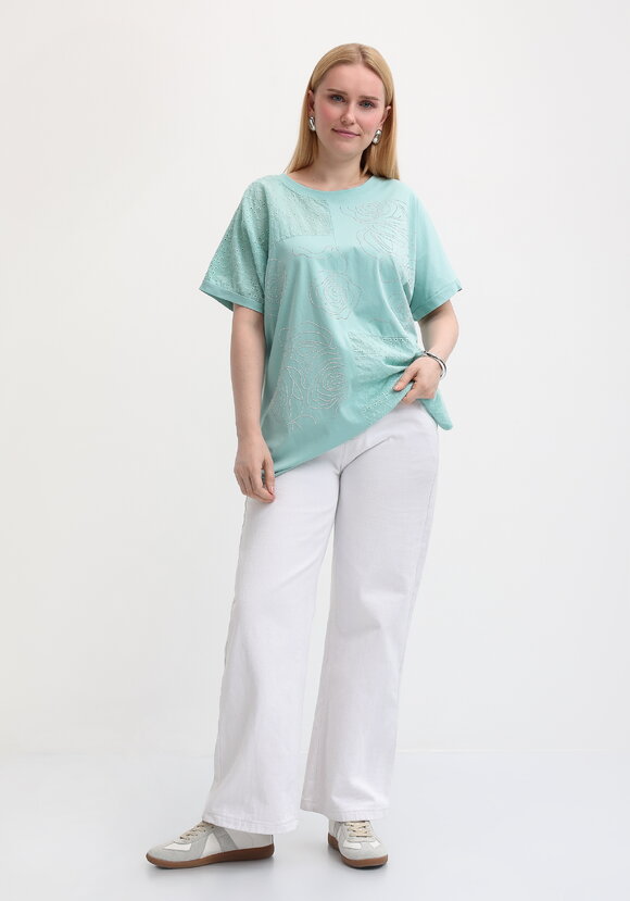 Футболка с рисунком из страз шир.  580, рис. 13