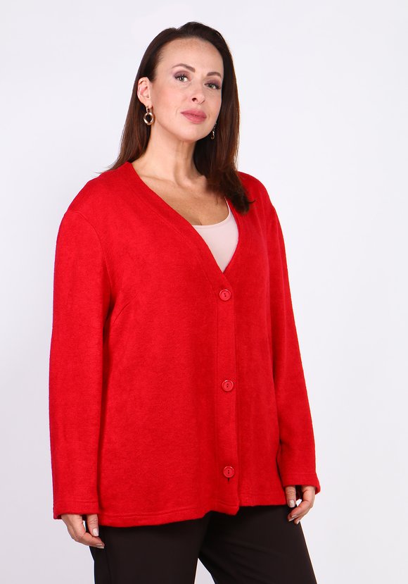 Кардиган на пуговицах с длинным рукавом шир.  580, рис. 12