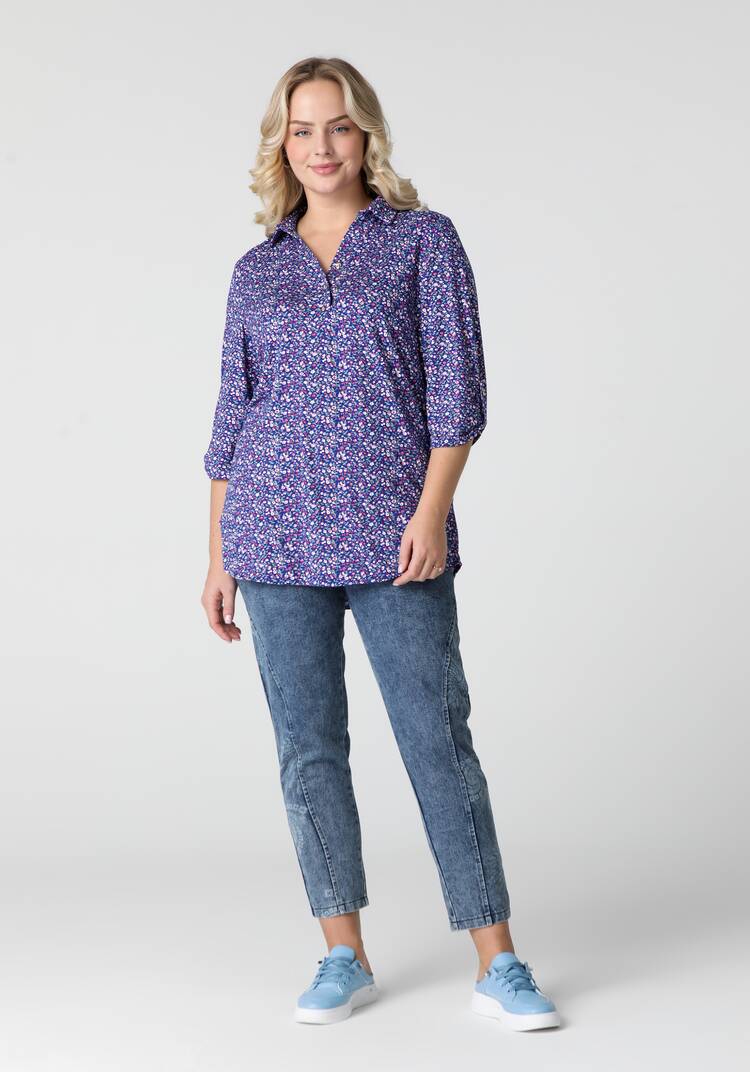 Рубашка Лучия с принтом шир.  750, рис. 15