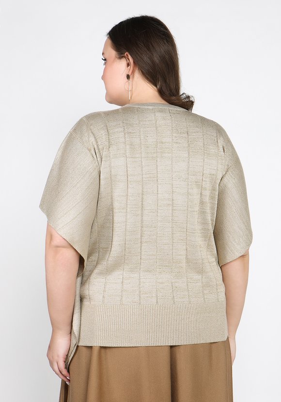 Джемпер с рукавом бабочка шир.  580, рис. 7