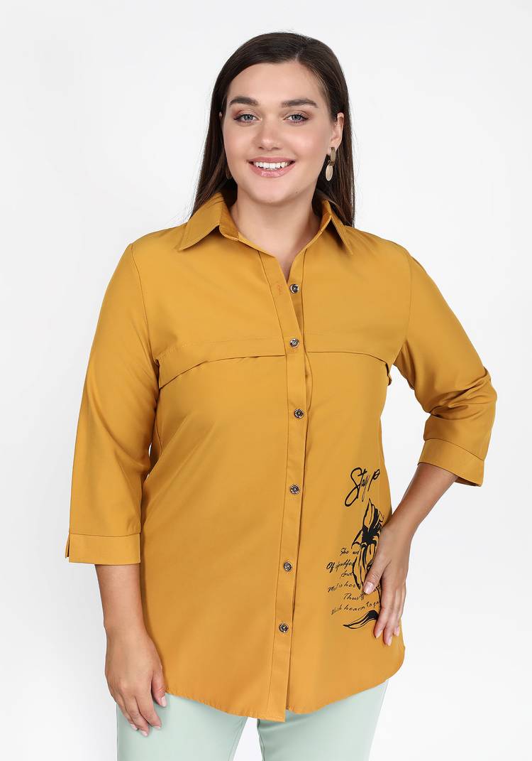 Блуза Приятная прогулка шир.  750, рис. 9