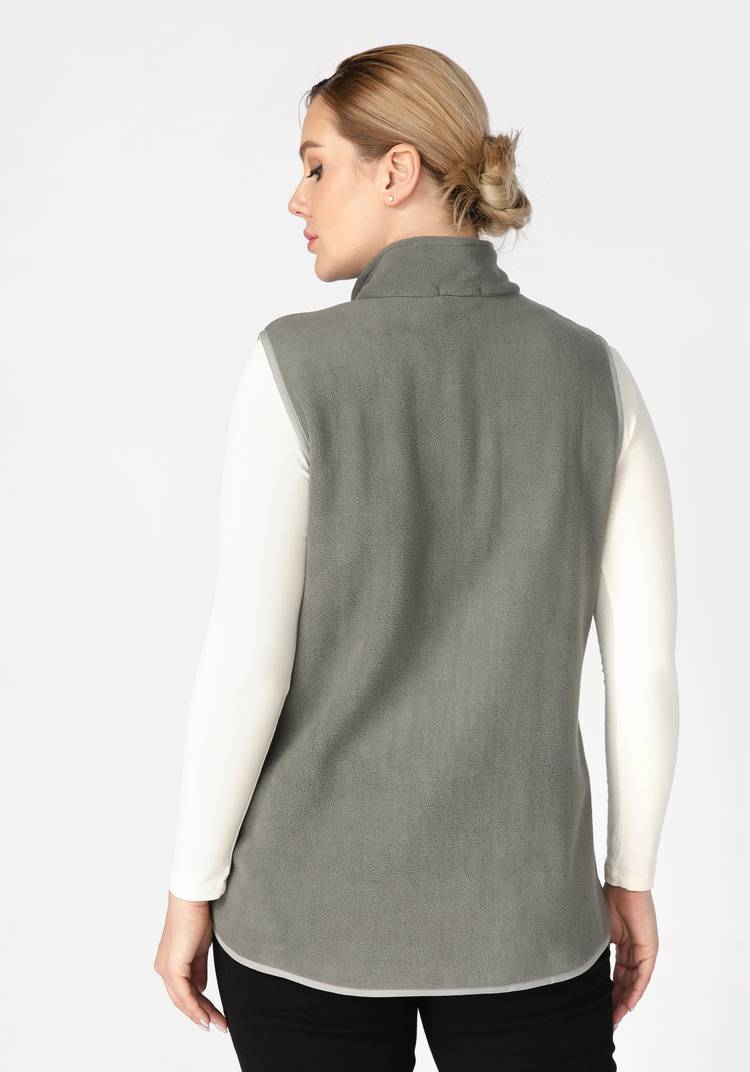 Жилет женский на молнии с карманами шир.  750, рис. 3