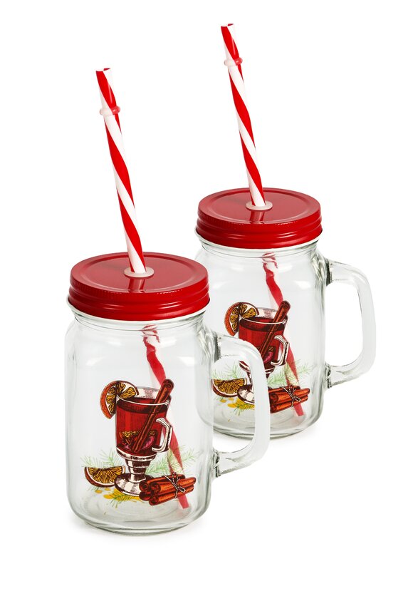 Кружка Новогодний калейдоскоп шир.  580, рис. 1