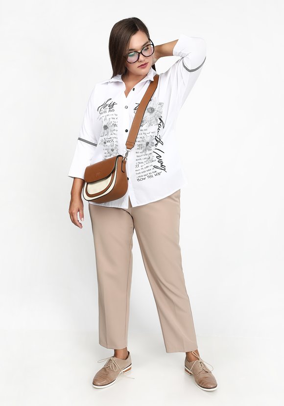 Блуза Вечерний променад шир.  580, рис. 1