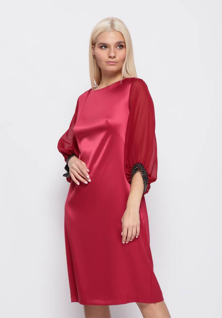 Платье Стиль рукавами из вуали шир.  750, рис. 7