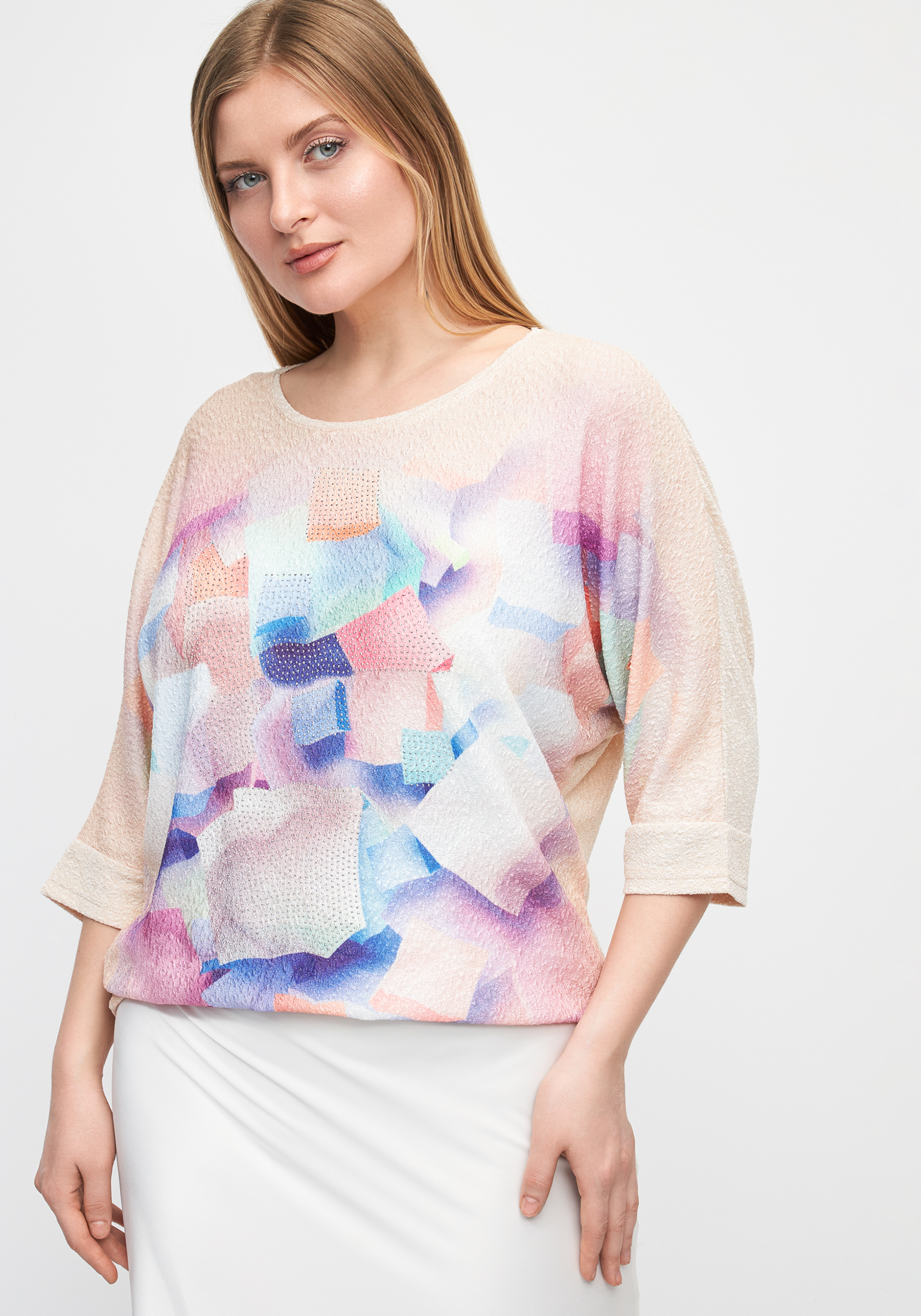 Блуза со стразами Амилия