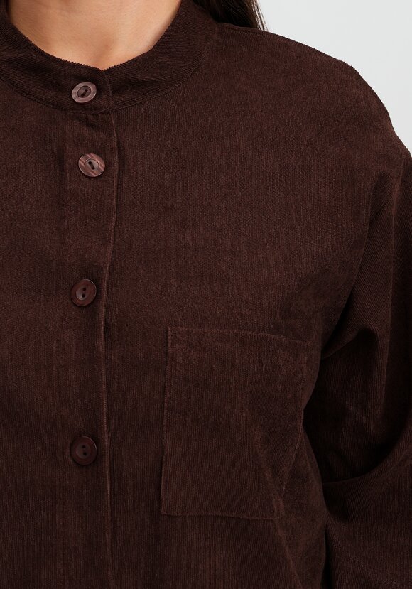 Рубашка оверсайз с воротником-стойкой шир.  580, рис. 5