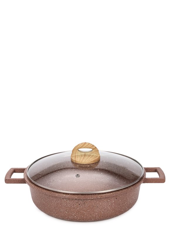 Сотейник с крышкой Карамель шир.  580, рис. 1