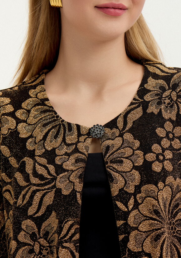 Кардиган с рисунком из люрекса шир.  580, рис. 13