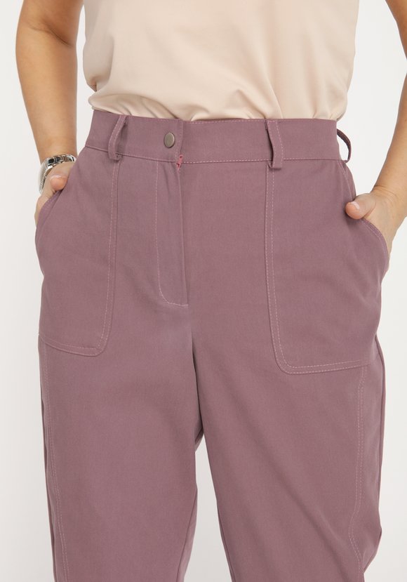 Брюки с вертикальным подрезом шир.  580, рис. 2