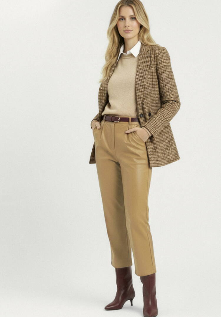 Брюки из эко-кожи Амабель шир.  750, рис. 24