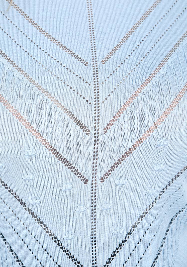 Джемпер ажурный со спущенным рукавом шир.  750, рис. 12