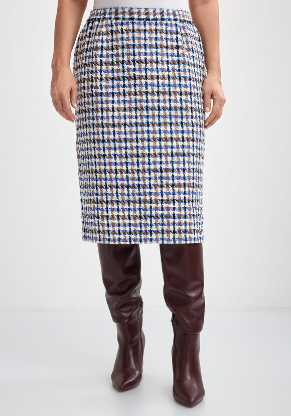 Юбка в клетку из твида Кэмерон шир.  580, рис. 3
