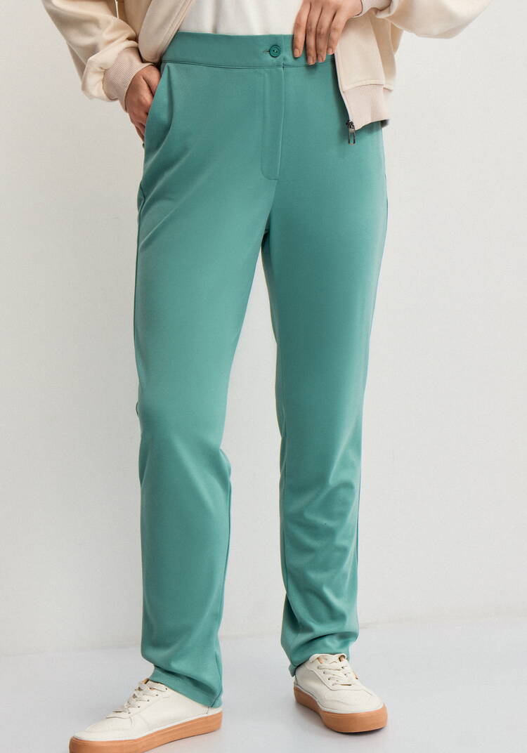 Брюки классические с карманами Белла шир.  750, рис. 24