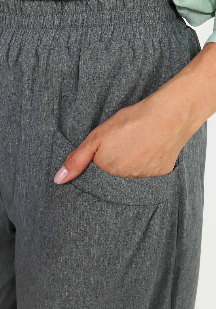 Брюки с защипами внизу шир.  750, рис. 4