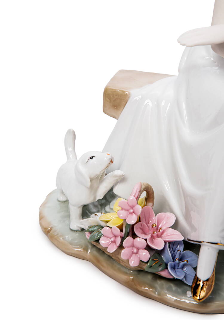 Статуэтка Девушка с питомцем шир.  750, рис. 3