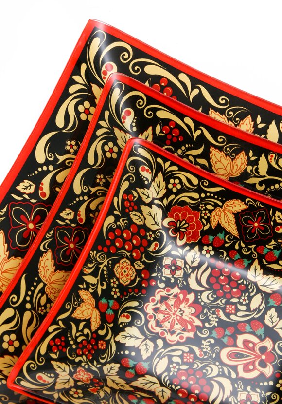 Набор салатников из стекла, 3 шт. шир.  580, рис. 13