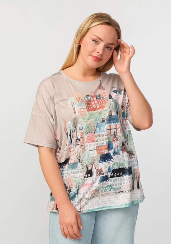 Блуза Дизайнерская находка шир.  580, рис. 11