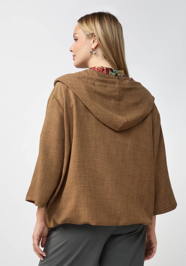 Жакет на молнии с капюшоном Амелия шир.  750, рис. 11