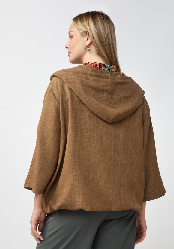 Жакет на молнии с капюшоном Амелия шир.  580, рис. 11