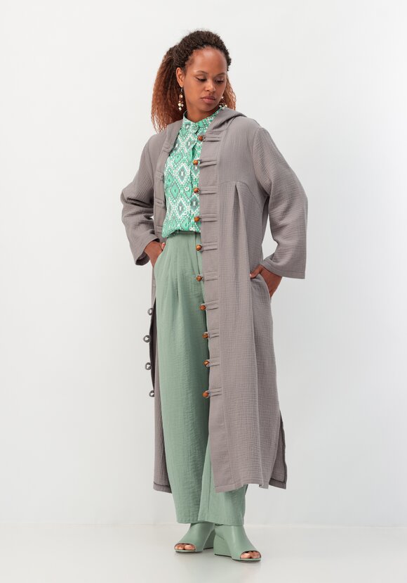 Кардиган удлиненный с капюшоном шир.  580, рис. 18