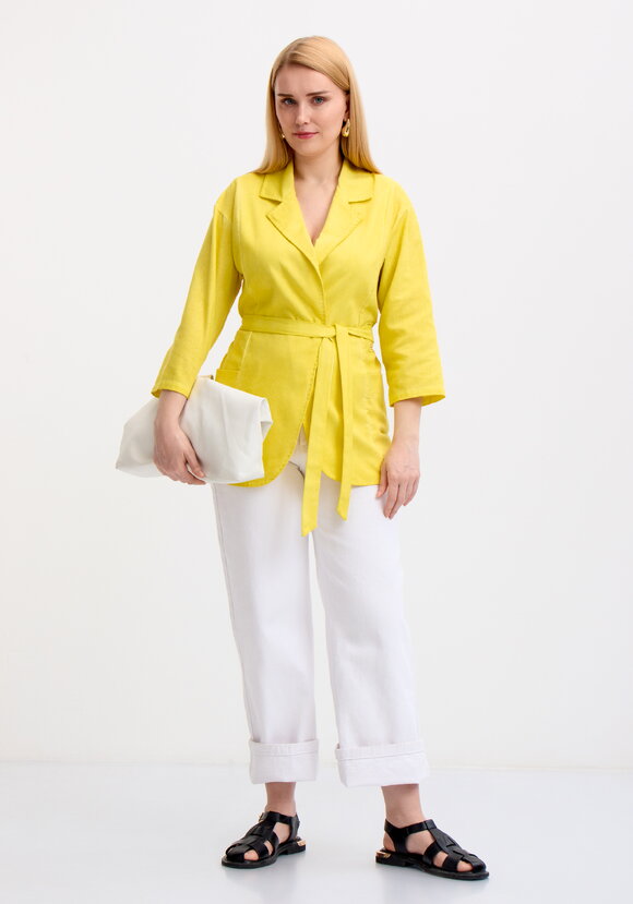 Жакет удлиненный прямого кроя шир.  580, рис. 2