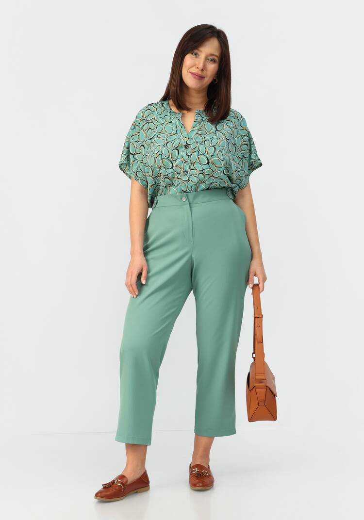 Брюки с декоративными хлястиками шир.  750, рис. 8