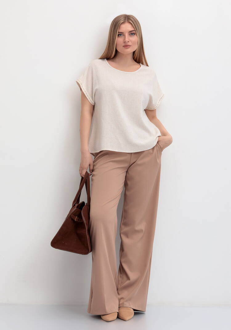 Блуза оверсайз с коротким рукавом шир.  750, рис. 12