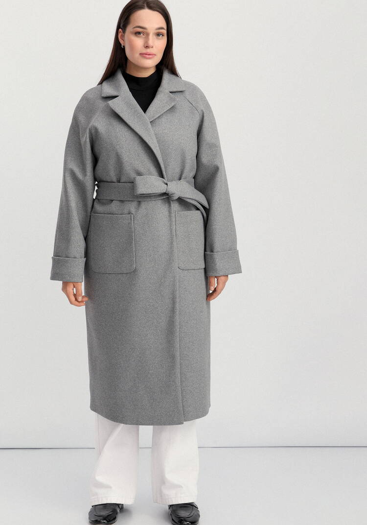 Пальто на подкладе длины миди шир.  750, рис. 30