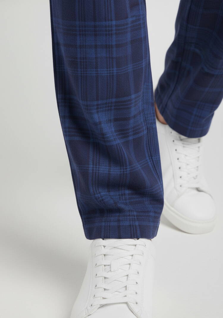 Брюки мужские прямые на резинке со шнурком шир.  750, рис. 18