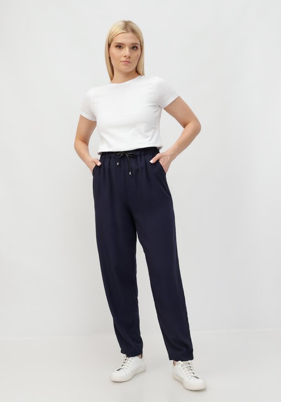 Брюки на кулиске свободного кроя шир.  580, рис. 14