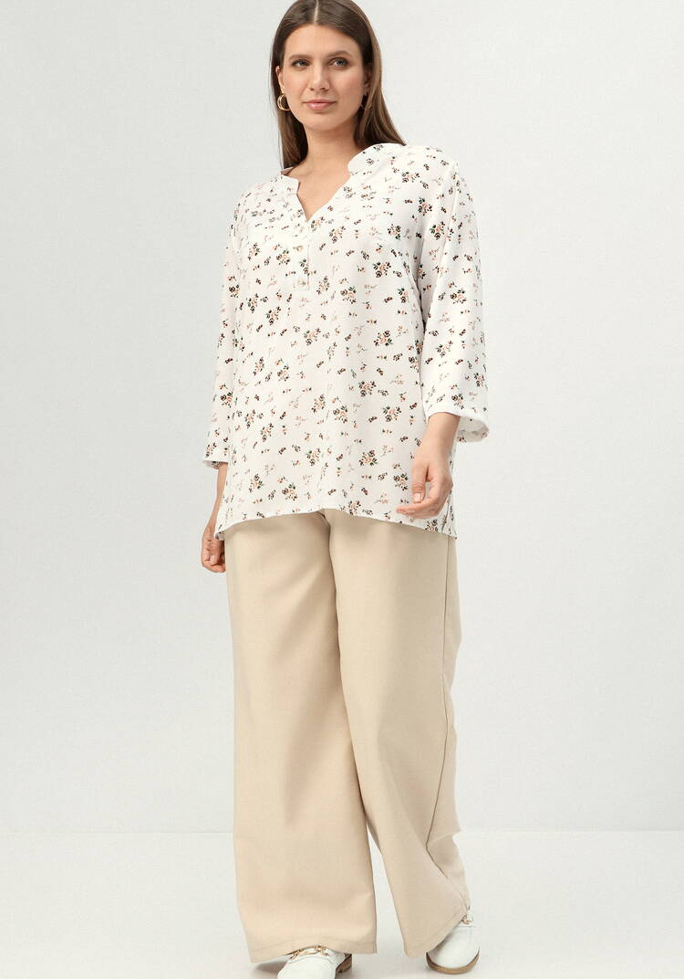 Блуза на пуговицах и разрезами по бокам шир.  750, рис. 7