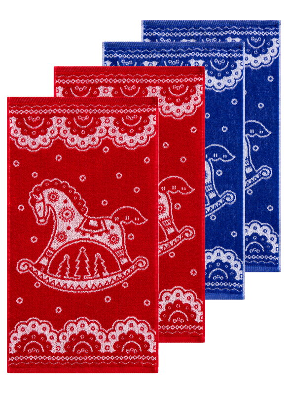 Полотенца махровые Лошадка, 4 шт. шир.  580, рис. 1
