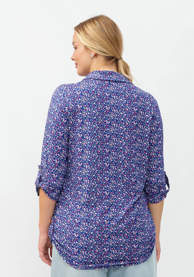 Рубашка Лучия с принтом шир.  750, рис. 11