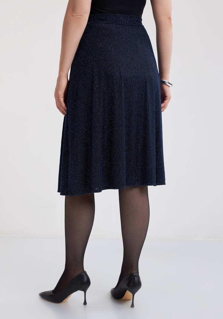 Юбка полусолнце с люрексом шир.  750, рис. 3