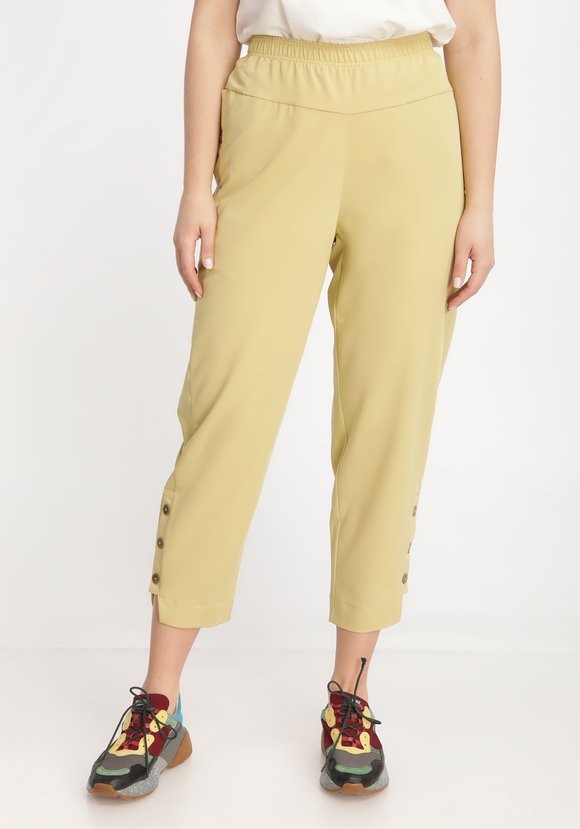 Брюки на резинке высокой посадки шир.  580, рис. 13