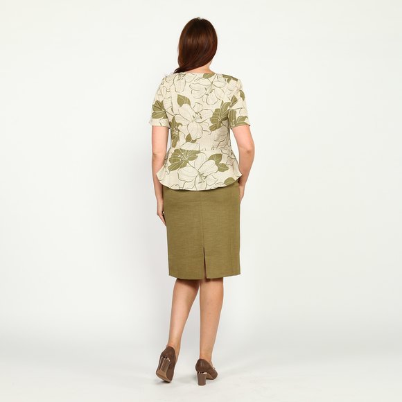 Юбка женская однотонная шир.  580, рис. 13