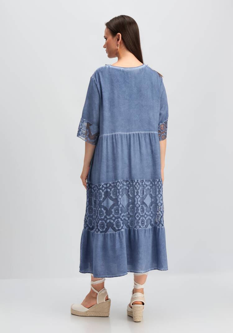 Платье ярусное кружевное шир.  750, рис. 12